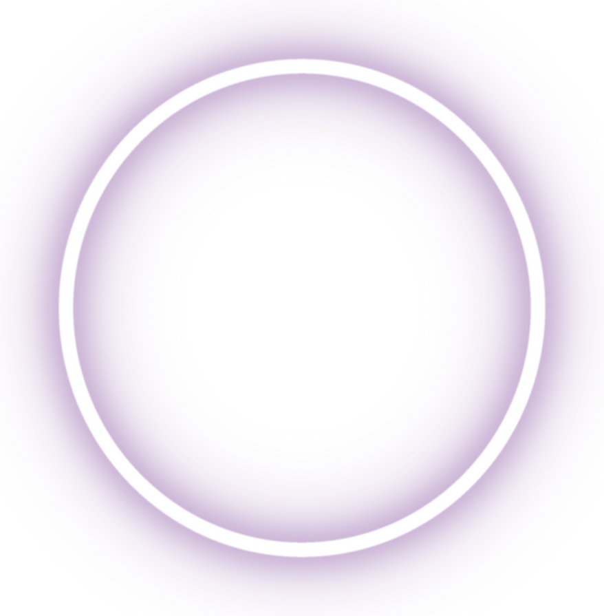 Purple Neon Circle 